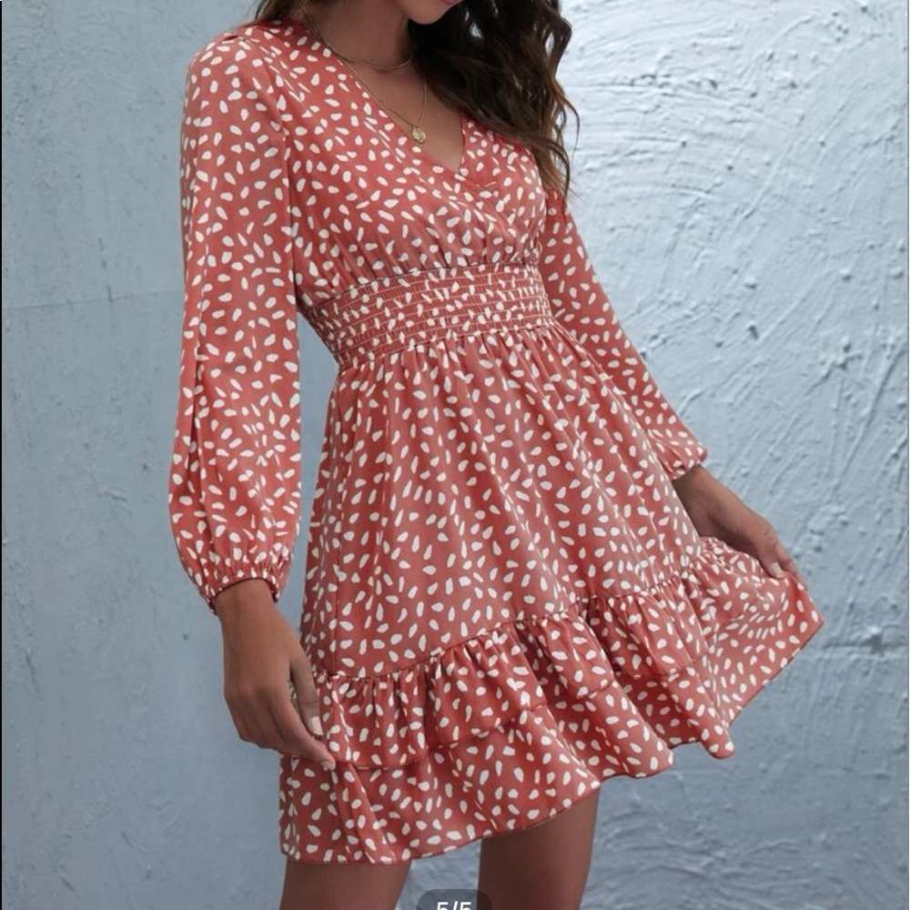 Dusty pink dress -L